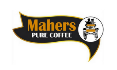 Mahers Coffee logo Breakfast Menu
