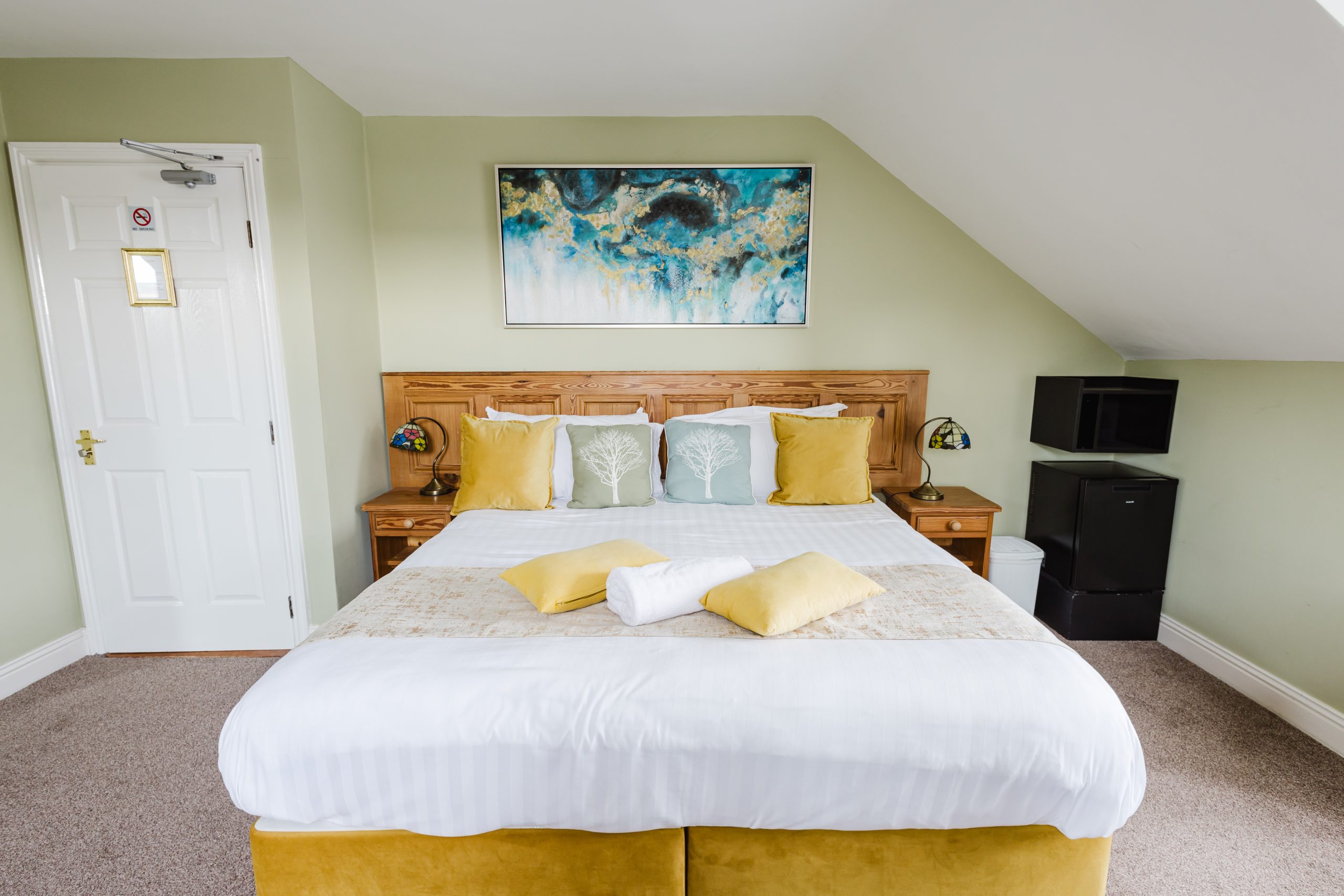 Super King Bed in Room 8 on the 2nd floor,